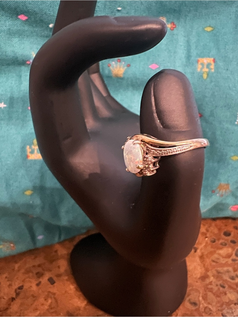 Sterling Silver 10k Gold Opal